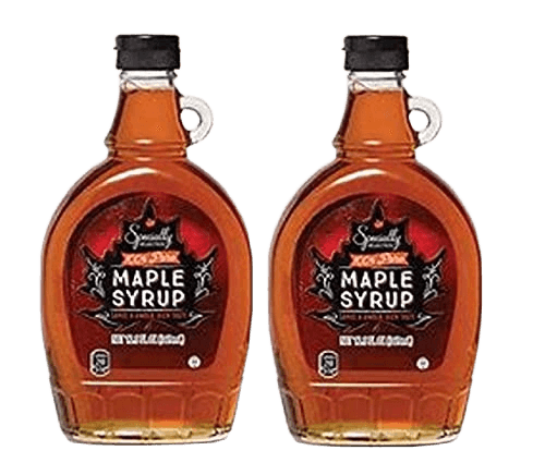 Danny's Maple Real Maple Syrup Amber Color Rich Taste glass bottle