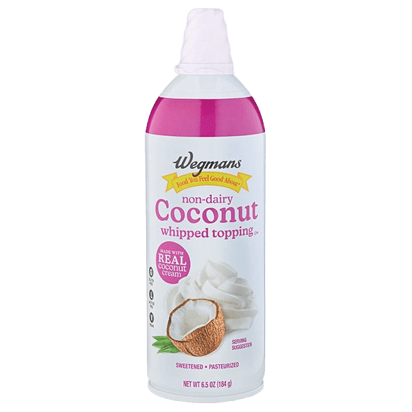 Wegmans non-dairy Coconut whipped topping