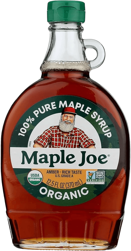 Maple Joe Organic Amber Color Rich Taste Maple Syrup