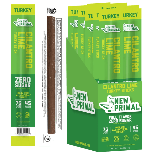 The New Primal Cilantro Lime No Sugar Turkey Stick