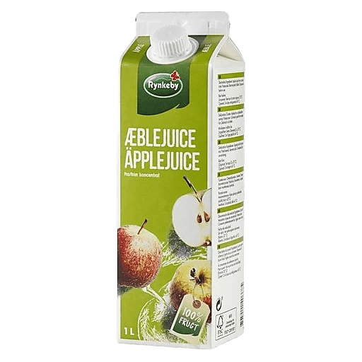 Rynkeby Organic Apple Juice carton