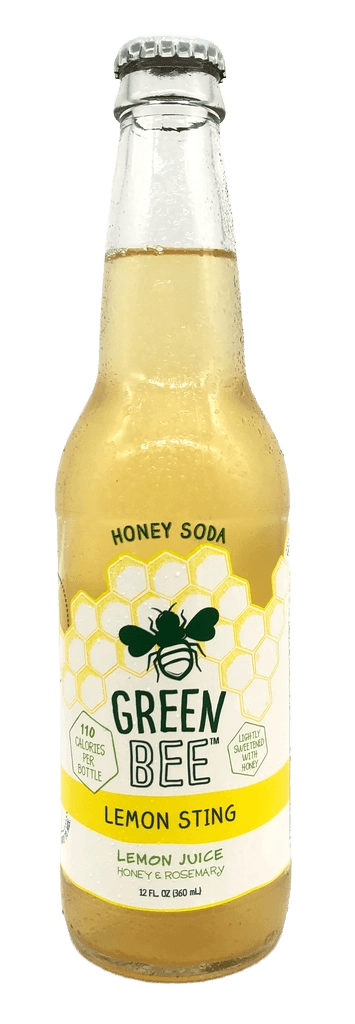 Green Bee Lemon Sting Lemon Juice glass bottle