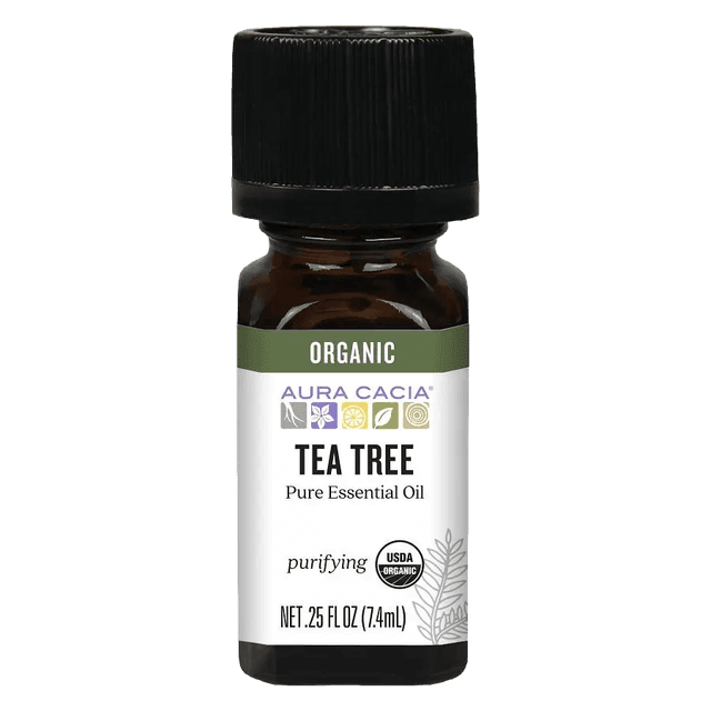 AURA CACIA Organic Tea Tree Pure Essential Oil