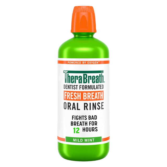 The Breath Co. Fresh Breath Oral Rinse Mild Mint plastic bottle