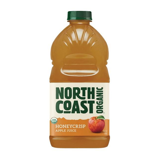North Coast Organic Honeycrisp Apple Juice plastic bottle