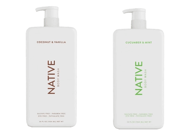 Native Shower + Body Body Wash (pump bottle) - Native