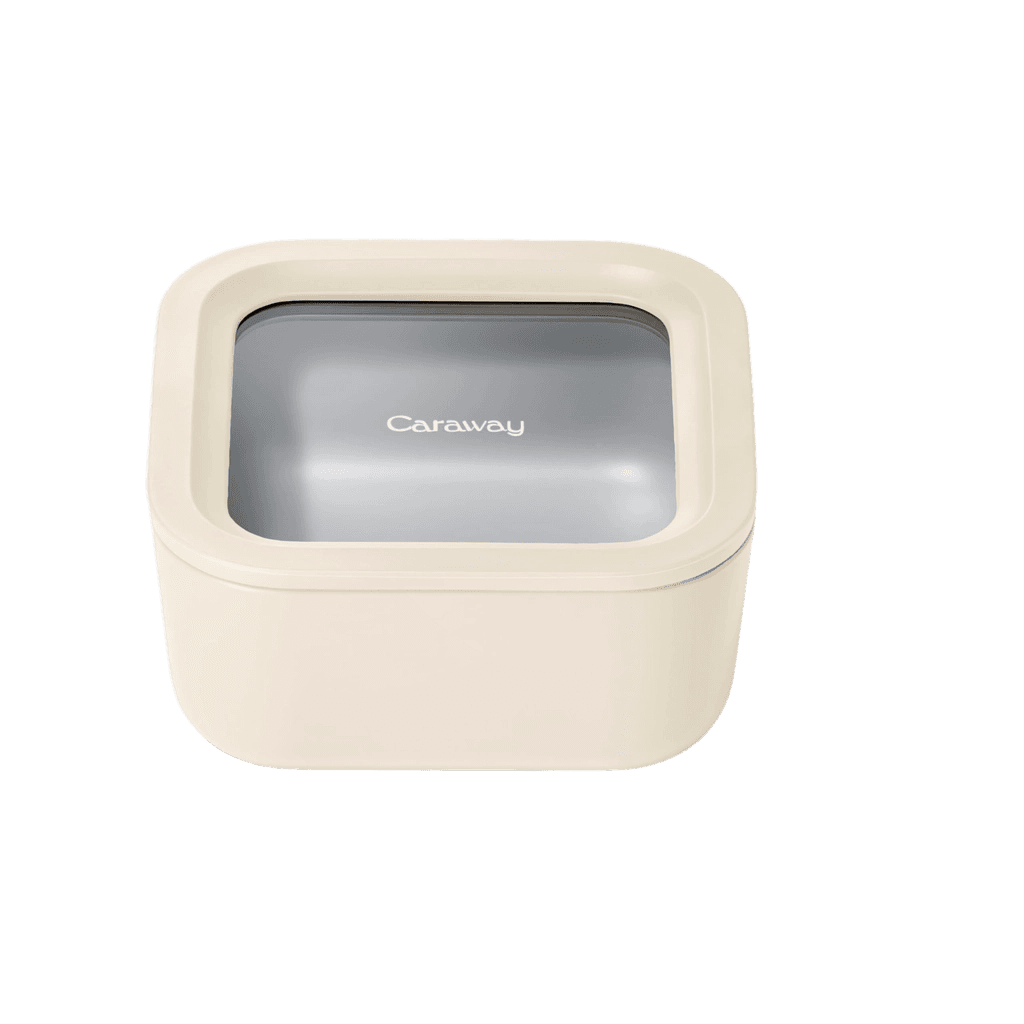 Caraway Ceramic Food Storage Container with Glass Lid