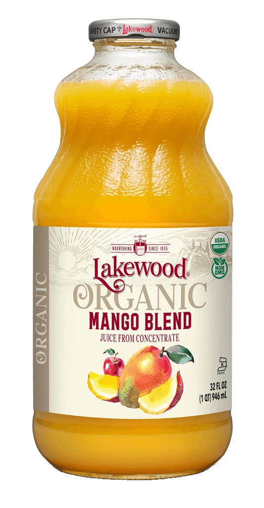Lakewood Organic Mango Blend Glass bottle