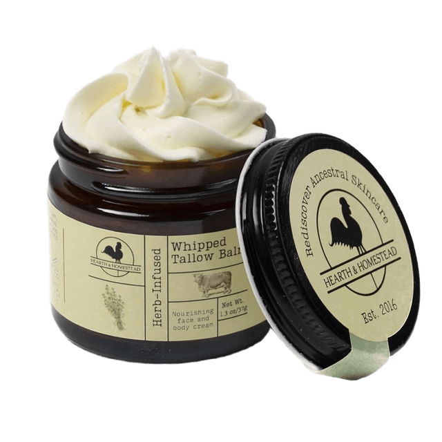 Hearth & Homestead Whipped Tallow Balm Herb-Infused (2.6 oz)
