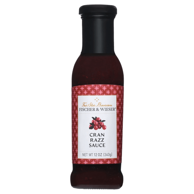 Fischer & Wieser Cran Razz Sauce glass bottle