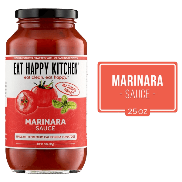 Eat Happy Tomato Puree, Extra Virgin Olive Oil, Garlic, Sea Salt