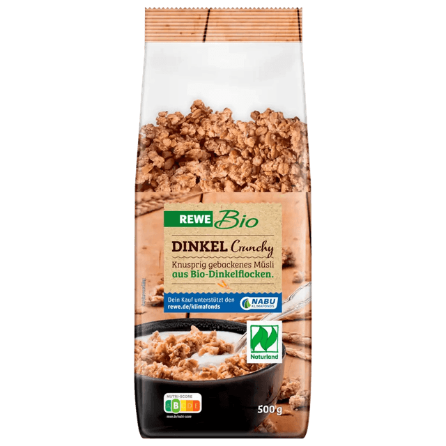REWE BIO Dinkel-Crunchy 500g box