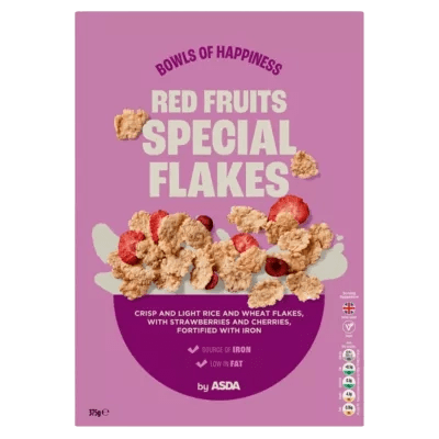 ASDA Bowls of Happiness Red Fruits Special Flakes