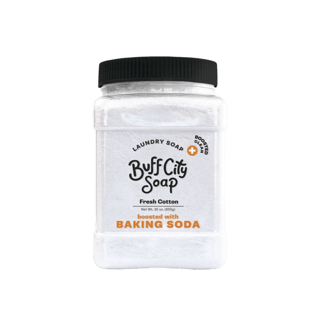 Buff City Soap Fresh Cotton Boosted with Baking Soda Laundry Soap