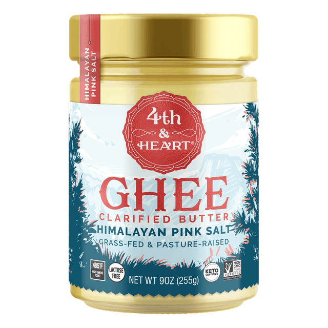 4th & Heart Ghee Himalayan Pink Salt Grass-Fed & Pasture-Raised