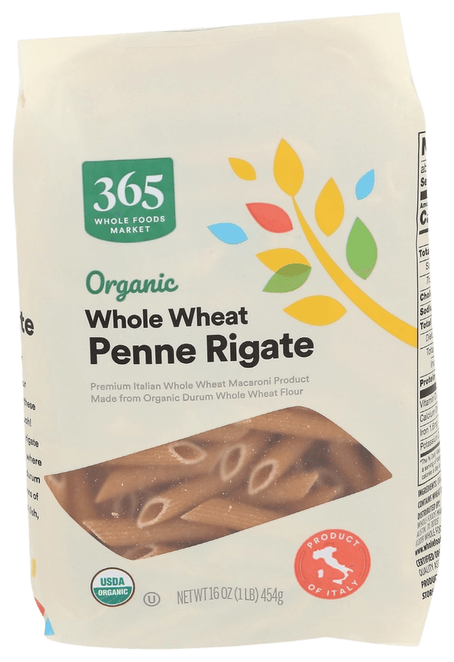 365 Everyday Value, Whole Foods Market Whole Wheat Penne Rigate