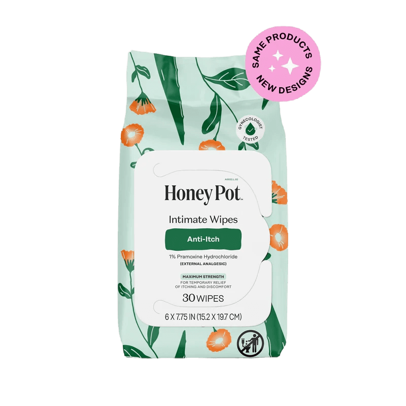The Honey Pot Company Anti Itch Intimate Wipes