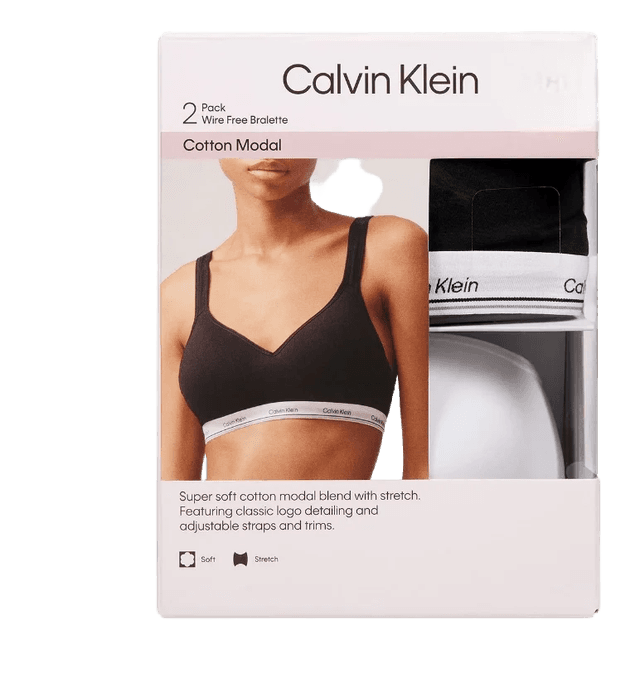 Calvin Klein Cotton Modal Wire Free Bralette