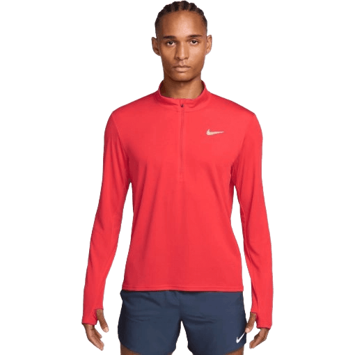 Nike Pacer Men's Dri-Fit 1/2-Zip Light Crimson/Reflective Silver