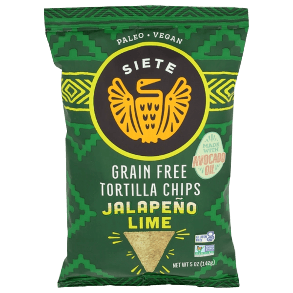 Siete Grain Free Jalapeno Lime Tortilla Chips