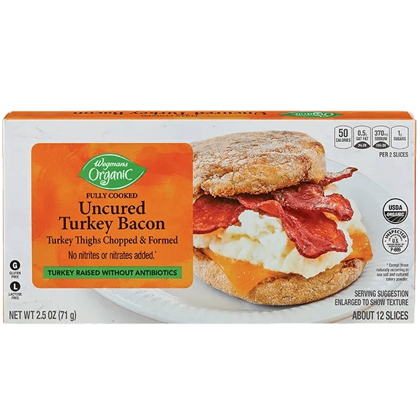 Wegmans Organic Uncured Turkey Bacon