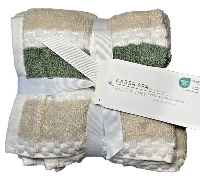 Kassa Spa Quick Dry 100% Zero Twist Cotton