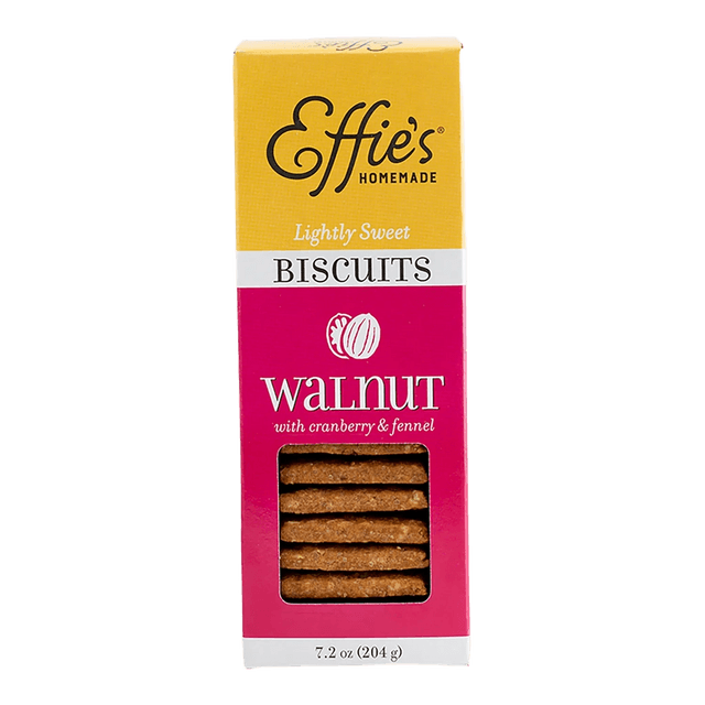 Effie’s Homemade Lightly Sweet Biscuits Walnut with Cranberry & Fennel