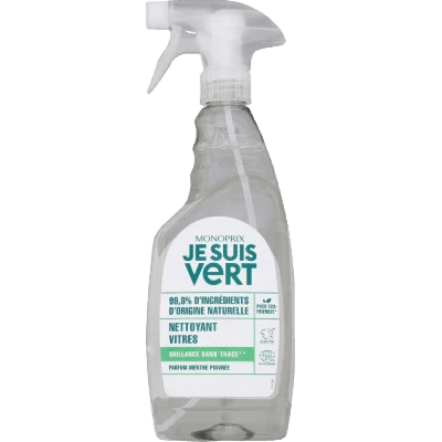 Monoprix Je Suis Vert Vitre Cleaner Mint Pepper scent