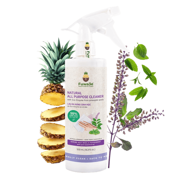 Fuwa3e Natural All Purpose Cleaner Serene Holy Basil & Peppermint