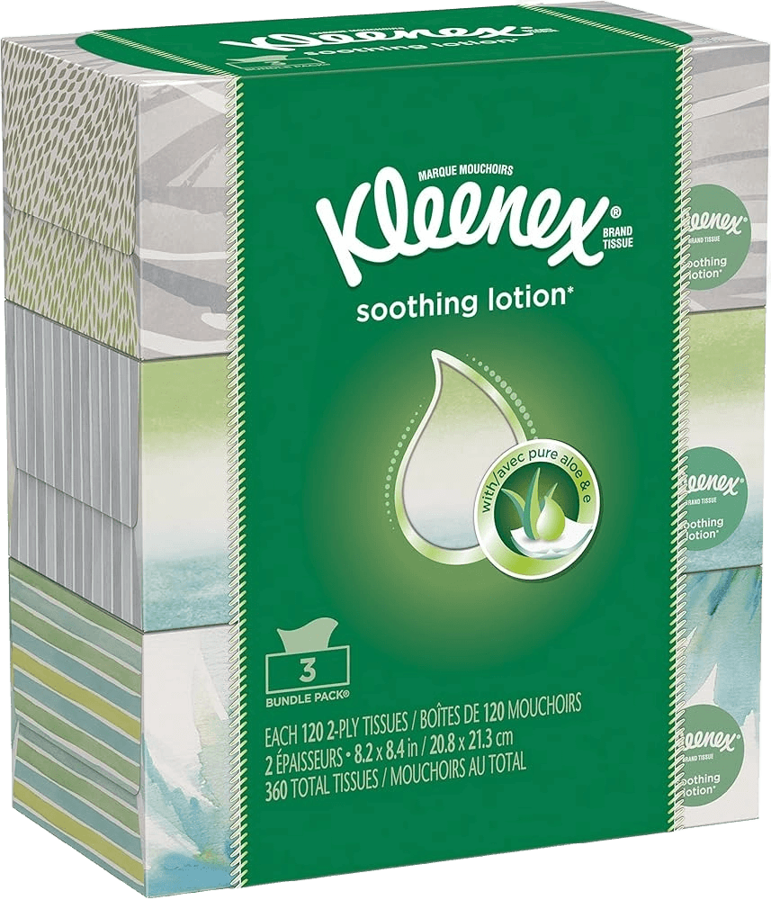 Kleenex Tissues Lotion
