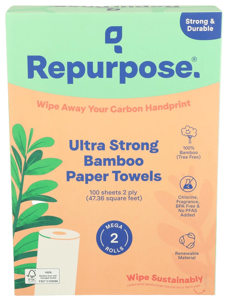 Repurpose Ultra Strong Bamboo Paper Towels