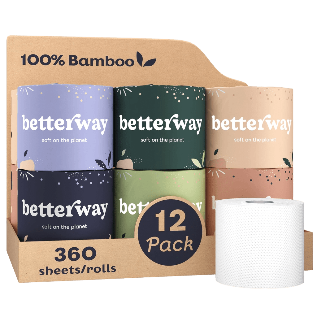 Betterway 100% Bamboo Toilet Paper