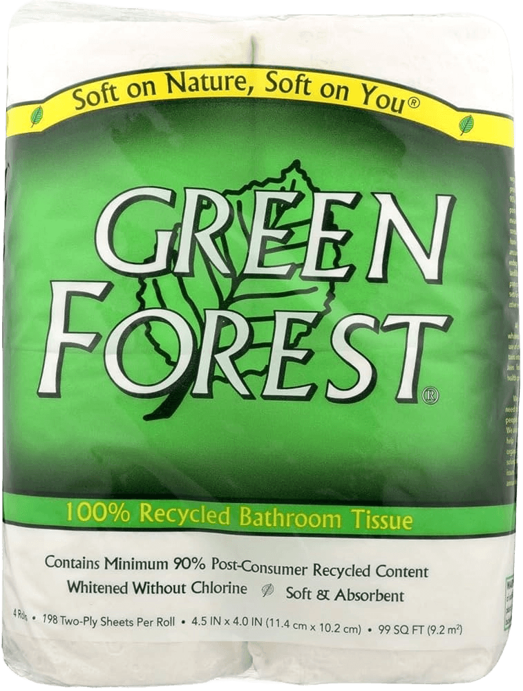 Green Forest 100% recycled bathroom tissue