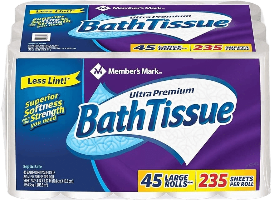Member's Mark Bath Tissue, 2-Ply Large Roll Toilet Paper