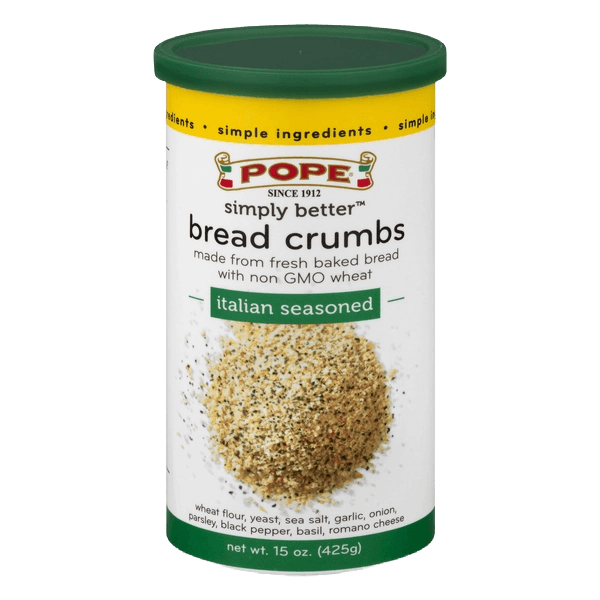 Pope Bread Crumbs Italian Seasoned