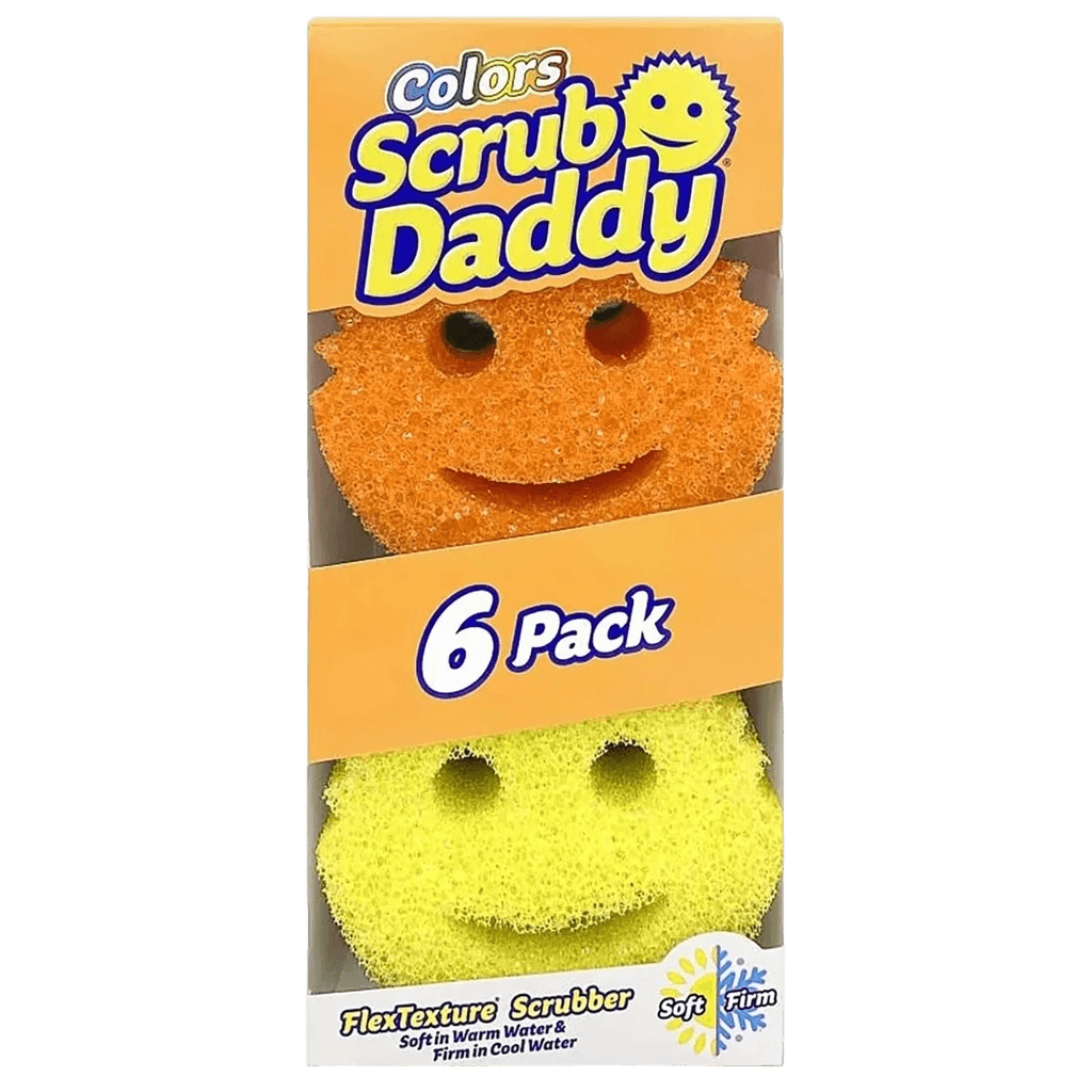 Scrub Daddy Scrub Daddy Sponges Multiple Colors (6 Count)