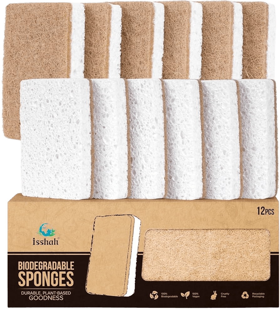 Isshah Biodegradable Sponges
