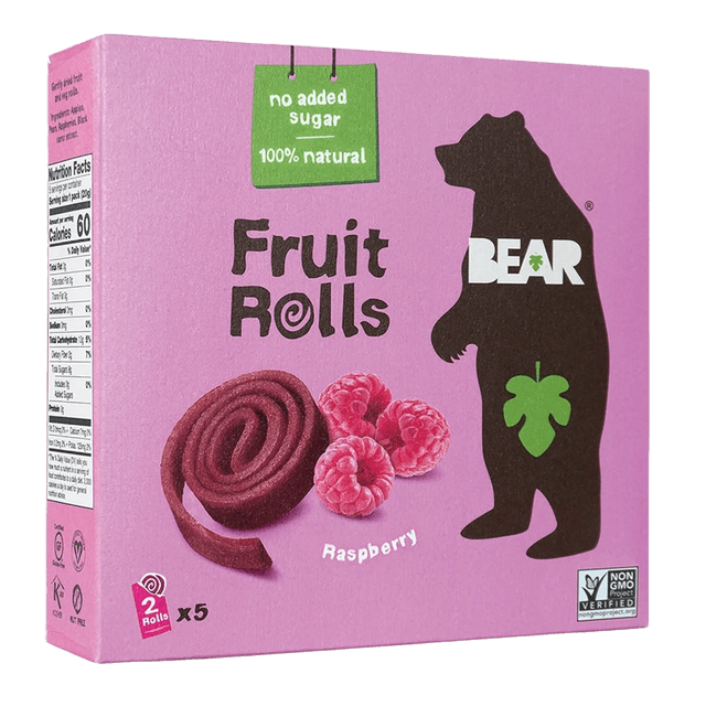 Bear Raspberry Real Fruit Yoyos