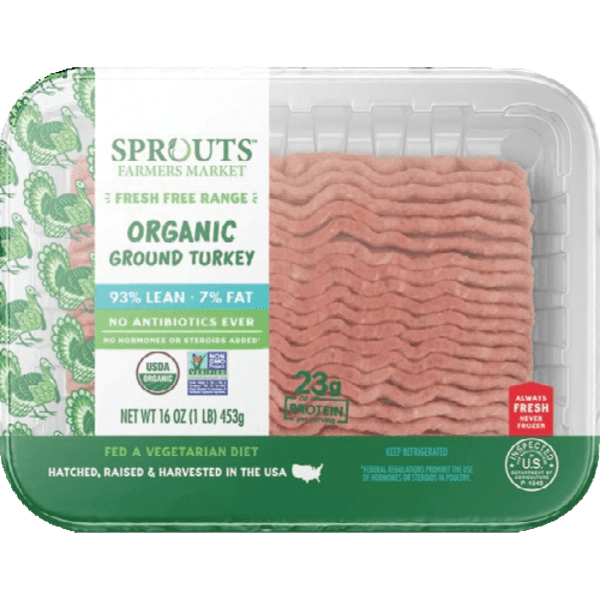 Sprouts Farmers Market Organic Free Range Ground Turkey