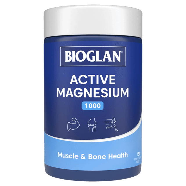 BIOGLAN Active Magnesium 1000mg Muscle & Bone Health