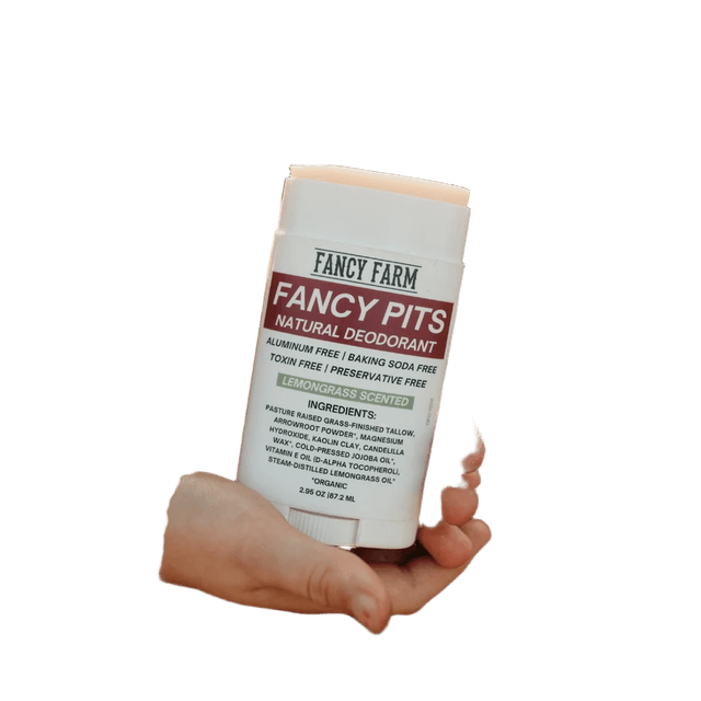 Fancy Farm Natural Deodorant Lemongrass Scented