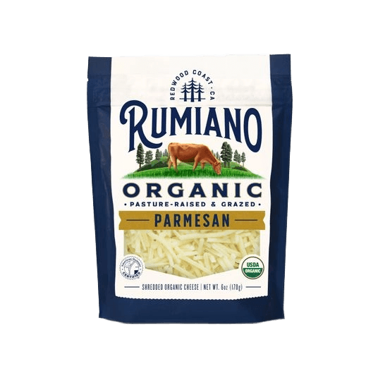 Rumiano Organic Parmesan Shredded Organic Cheese
