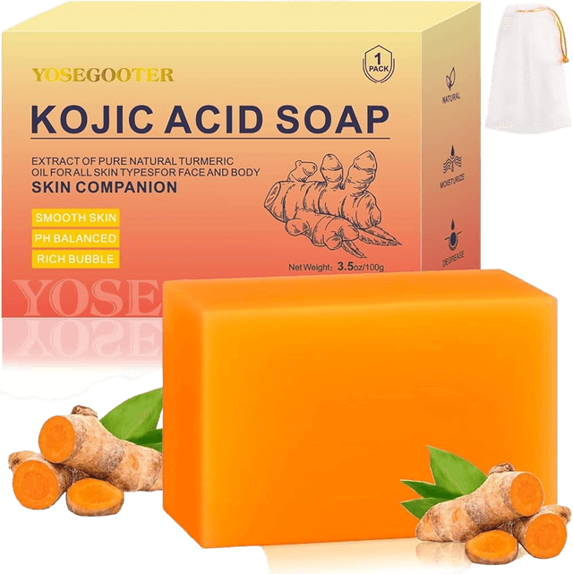 Turmeric Shea Butter & Kojic Acid Soap Bar
