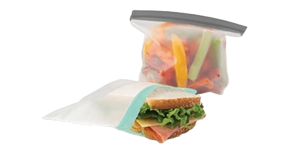 Crofton Reusable Snack Bags With Zip Closure