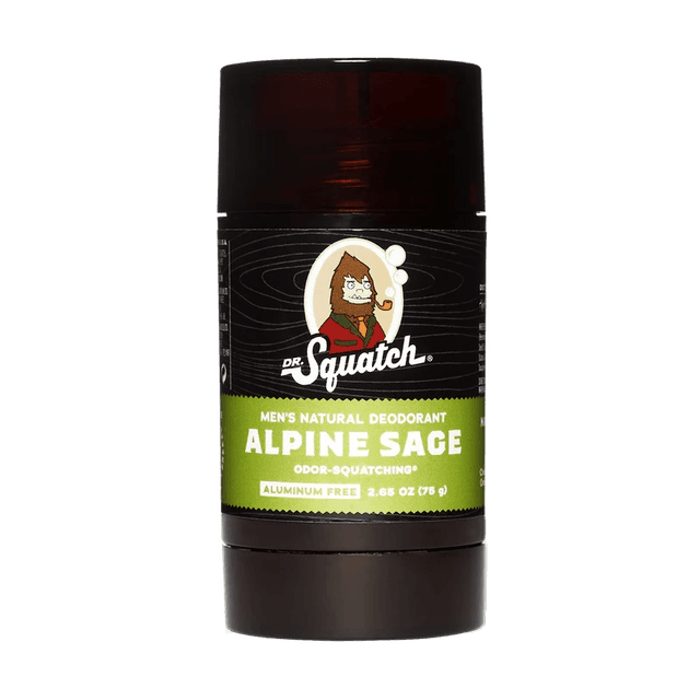 Dr. Squatch Men's Natural Odor Squatching Deodorant Alpine Sage