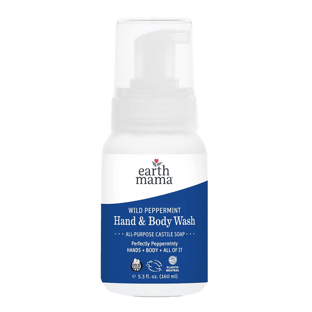 Earth Mama Organics Wild Peppermint Hand & Body Wash