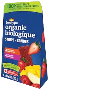 SunRype Organic Biologique Strips Apple Mango