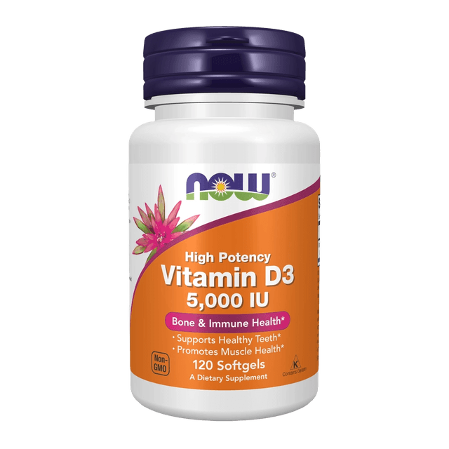 NOW High Potency Vitamin D3 5,000 IU