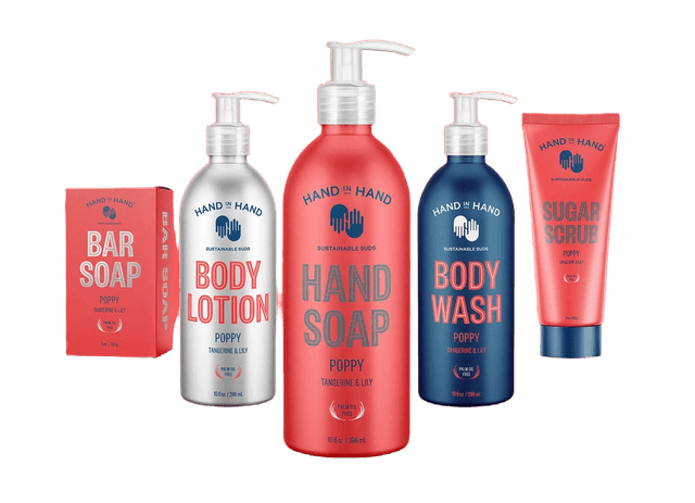 Hand in Hand Liquid Hand Soap Poppy Tangerine & Lily