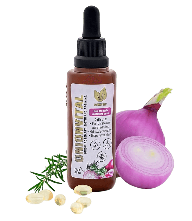Natural Sant ONIONVITAL Hair and Scalp Revitalizing Serum Onion, Rosemary, Biotin and Arginine